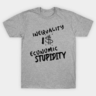 Anti Poverty Slogan T-Shirt